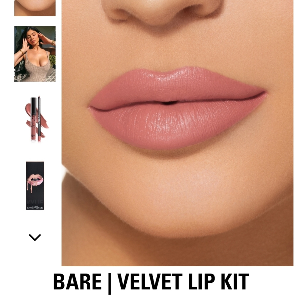 1 Kylie Jenner Bare Velvet Lipstick - Picture 3 of 7